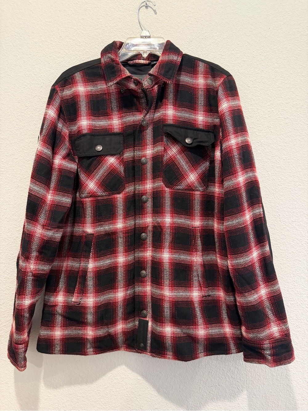 Harley-Davidson Men's Arterial Abrasion Resistant Riding Shirt Jacket Plaid Sz M